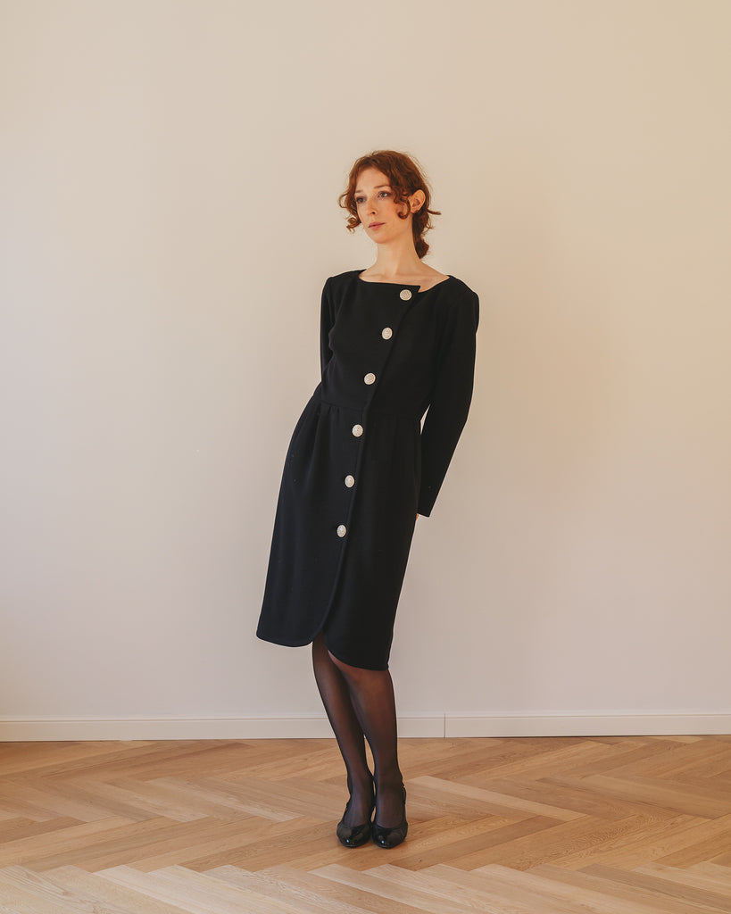 Vintage 80s YSL Rive Gauche dress