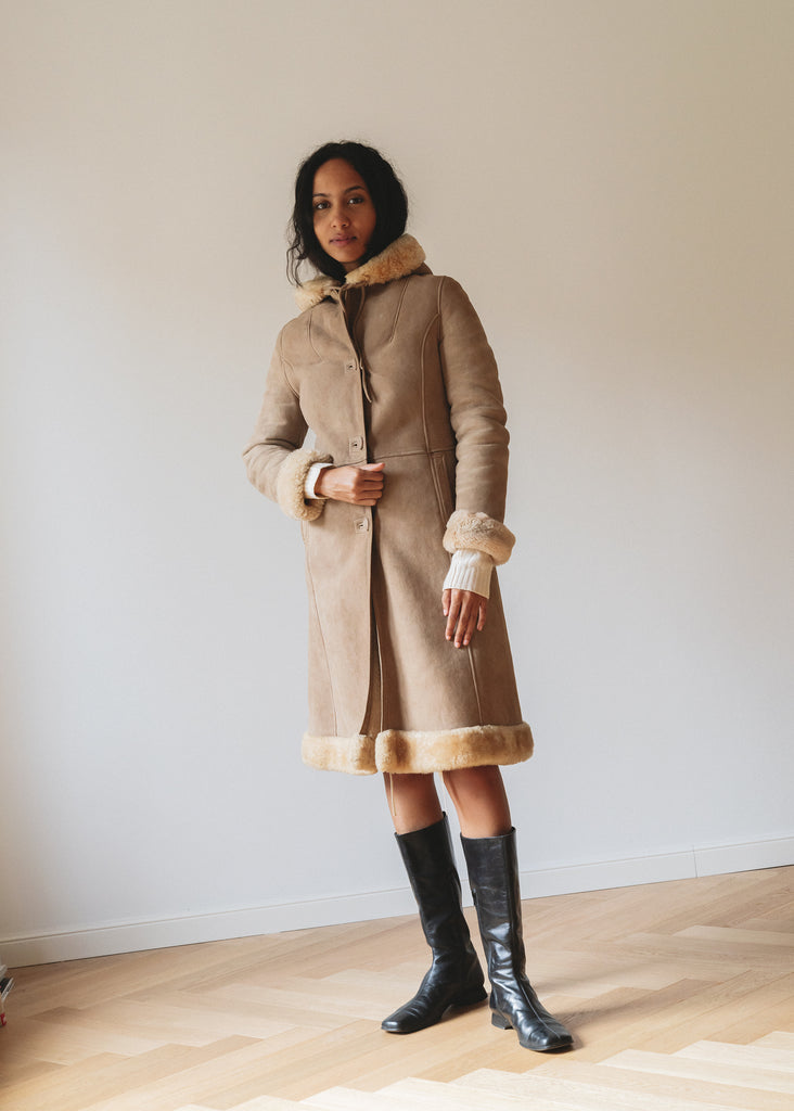 Shearling coat