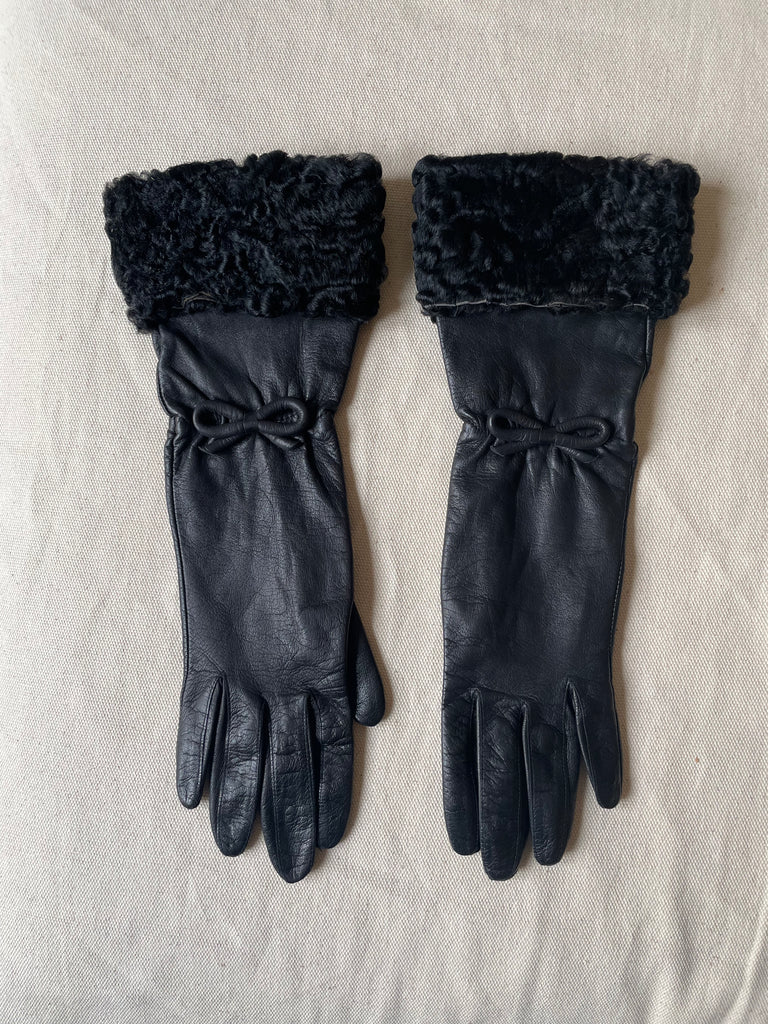 Valentino Boutique leather gloves